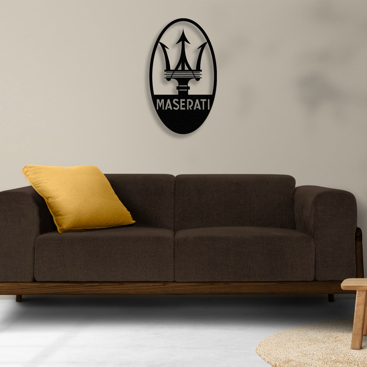 Maserati Metal Logo from VITAHOME DESIGN LLC