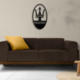 Maserati Metal Logo from VITAHOME DESIGN LLC
