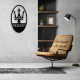 Maserati Metal Logo from VITAHOME DESIGN LLC