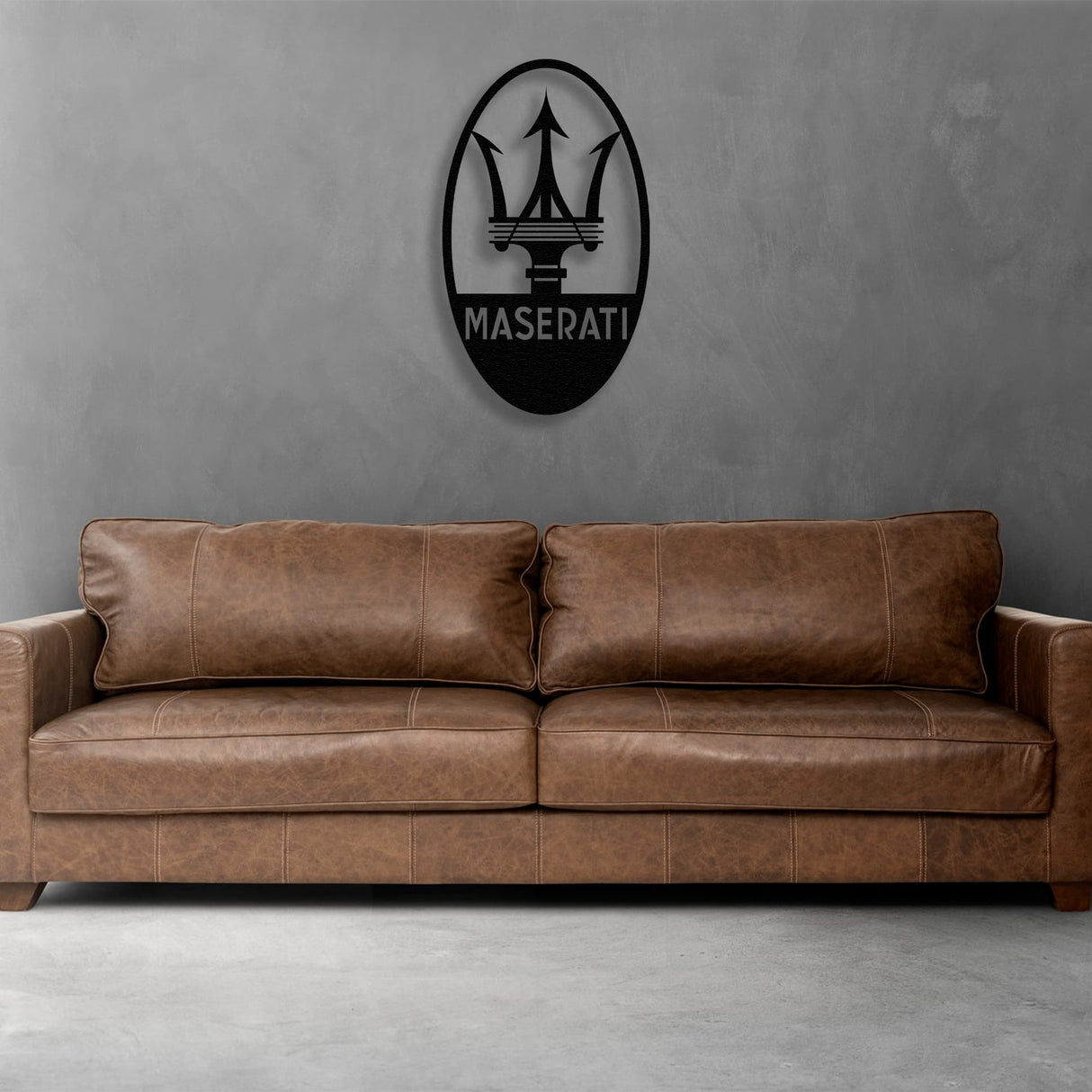 Maserati Metal Logo from VITAHOME DESIGN LLC
