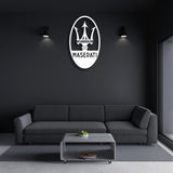 Maserati Metal Logo from VITAHOME DESIGN LLC