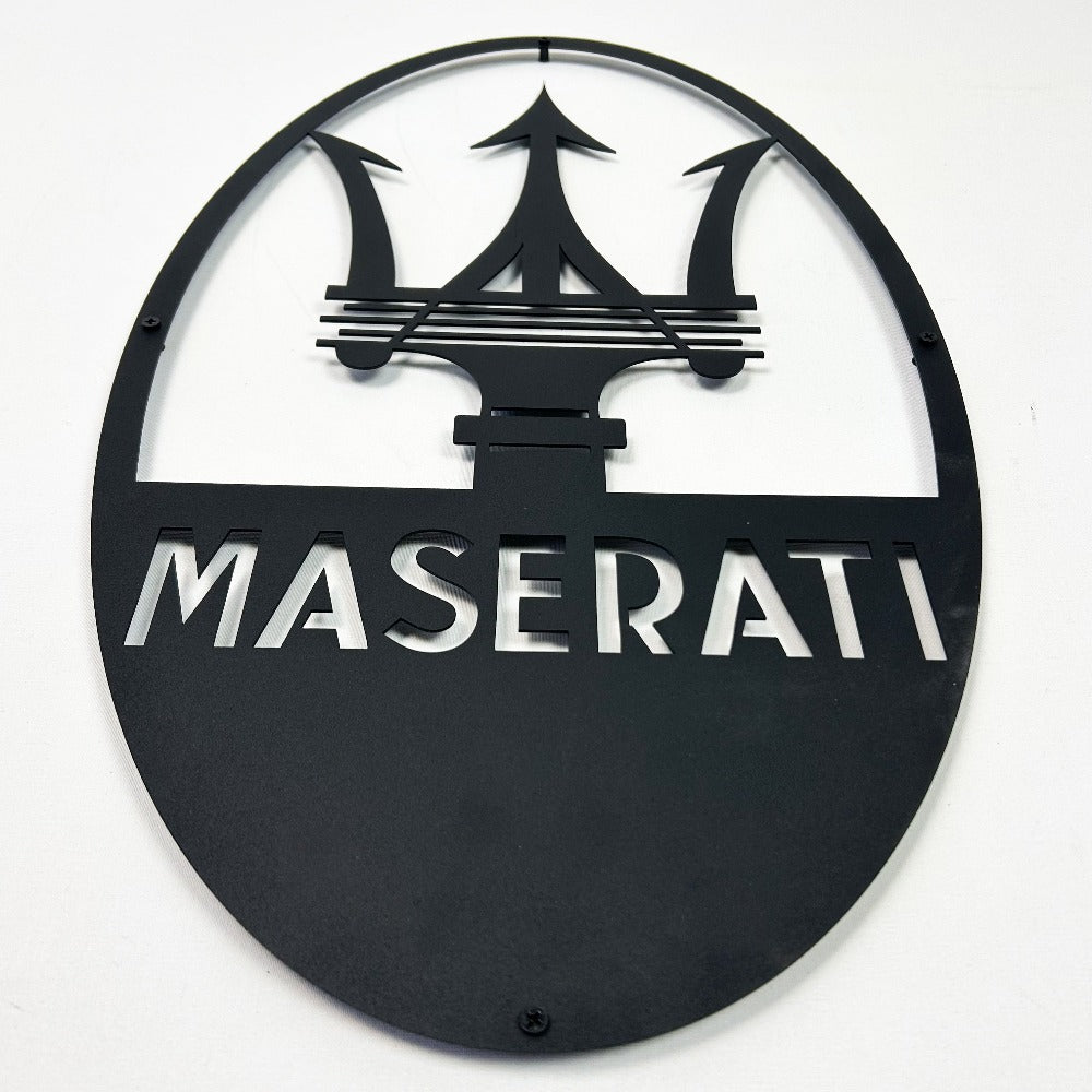 Maserati Metal Logo from VITAHOME DESIGN LLC