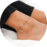 Master Healer 2mm Metal Accent Healing Anklet
