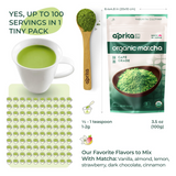 Organic Japanese Matcha Green Tea Powder from Aprika Life