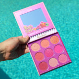 Blush Crush 9 Color Blush Palette - Match Three From Rude Cosmetics