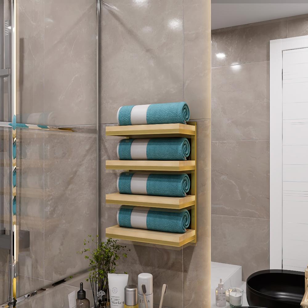 4 Tier Towel Stacker and Bathroom Shelf from VITAHOME DESIGN LLC