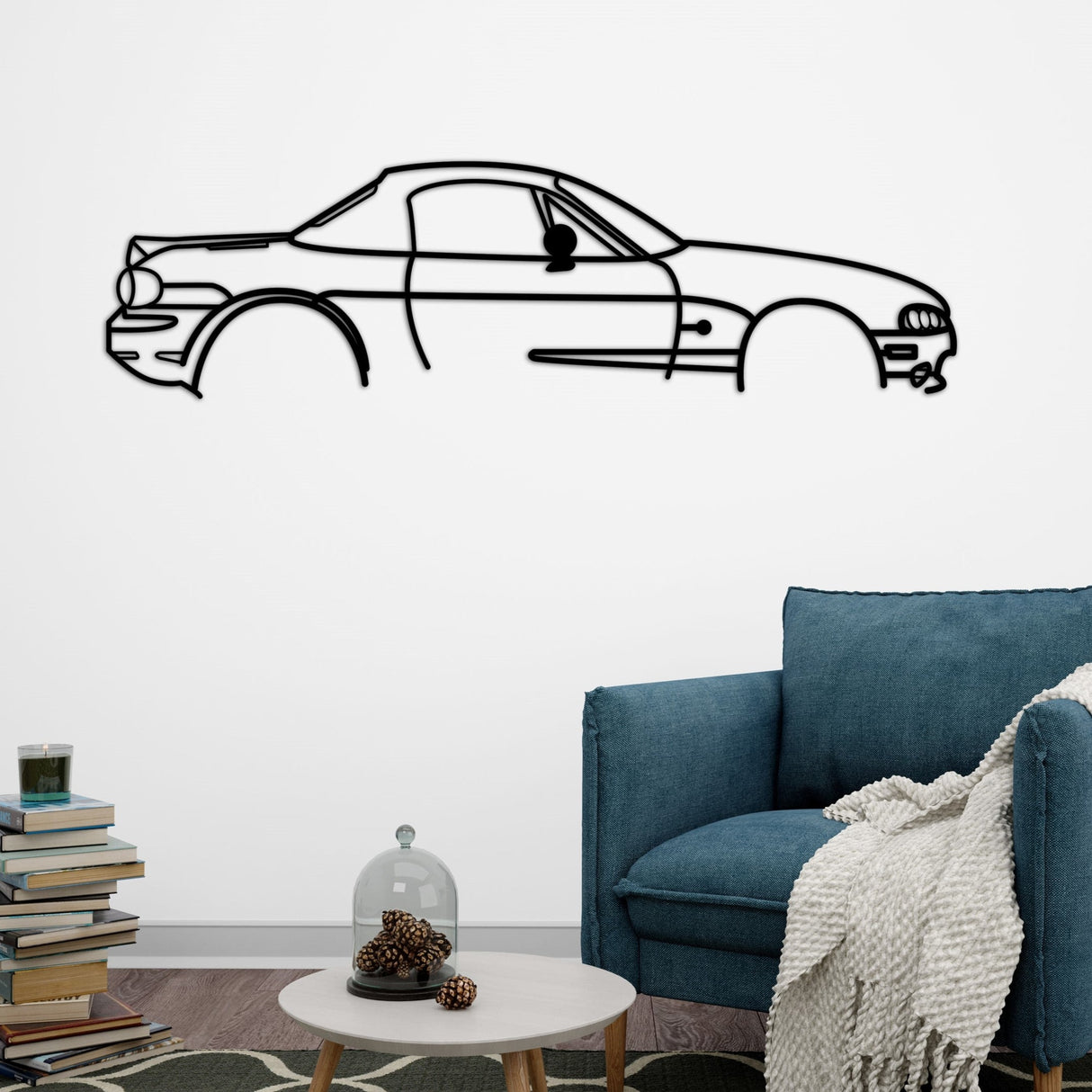 Mazda MK 1 MX 5 Car Silhouette from VITAHOME DESIGN LLC
