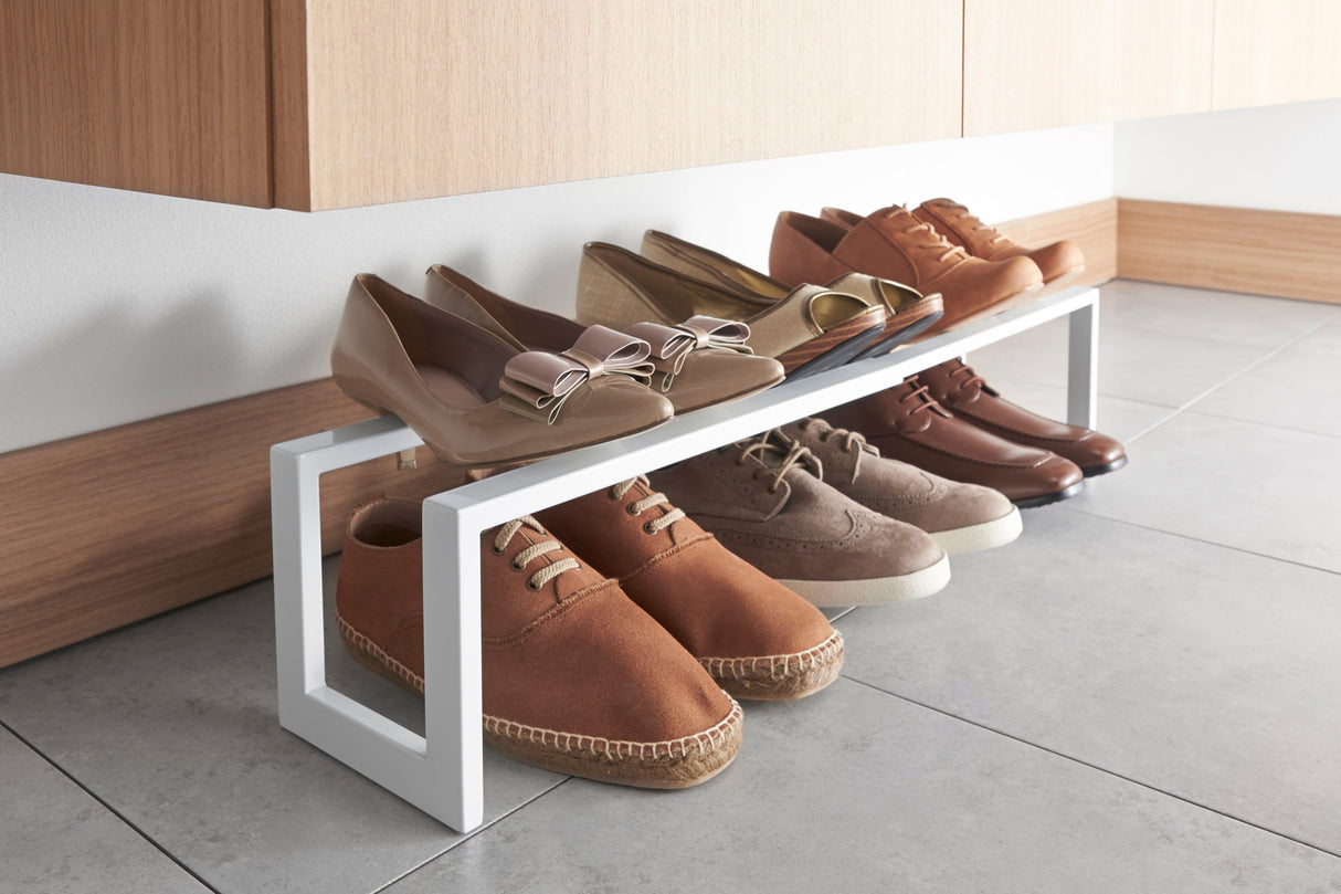 Expandable Shoe Rack - Two Sizes - Steel from Yamazaki Home