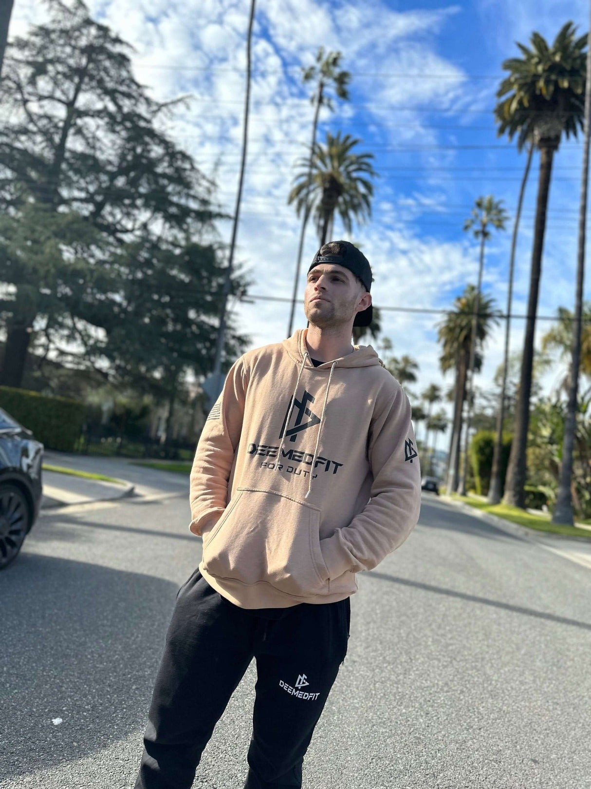 Essential Hoodie - Tan from DeemedFit