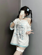 Medical Meow Tee – Kawaii Nurse Cat Graphic Oversized T-Shirt From Kawaii Stop