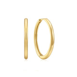 Medium Huggie Hoop Earrings from eklexic