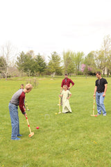 Family Tradition Croquet Set, 8-Player Wooden Croquet Game From AmishToyBox.com