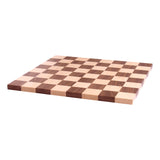 Maple/Walnut Hardwood 18" Chess and Checkers Wooden Game Board From AmishToyBox.com