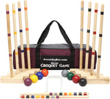 Family Tradition Croquet Set, 8-Player Wooden Croquet Game From AmishToyBox.com