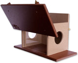 Amish-Made Squirrel Corn Feeder, Poly Lumber, Post-Mount Wildlife Feeder From AmishToyBox.com