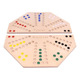 Travel Marble Chase Board Game Set, Double-Sided 23" Wide Board From AmishToyBox.com