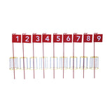 Amish-Made Deluxe Flag Croquet Golf Game Set, With Duffel Carry Bag From AmishToyBox.com