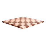 Maple/Walnut Hardwood 18" Chess and Checkers Wooden Game Board From AmishToyBox.com