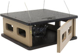 Bluebird Feeder - Hanging Block House Mealworm Feeder for Bluebirds - Amish-Made with Poly Lumber From AmishToyBox.com