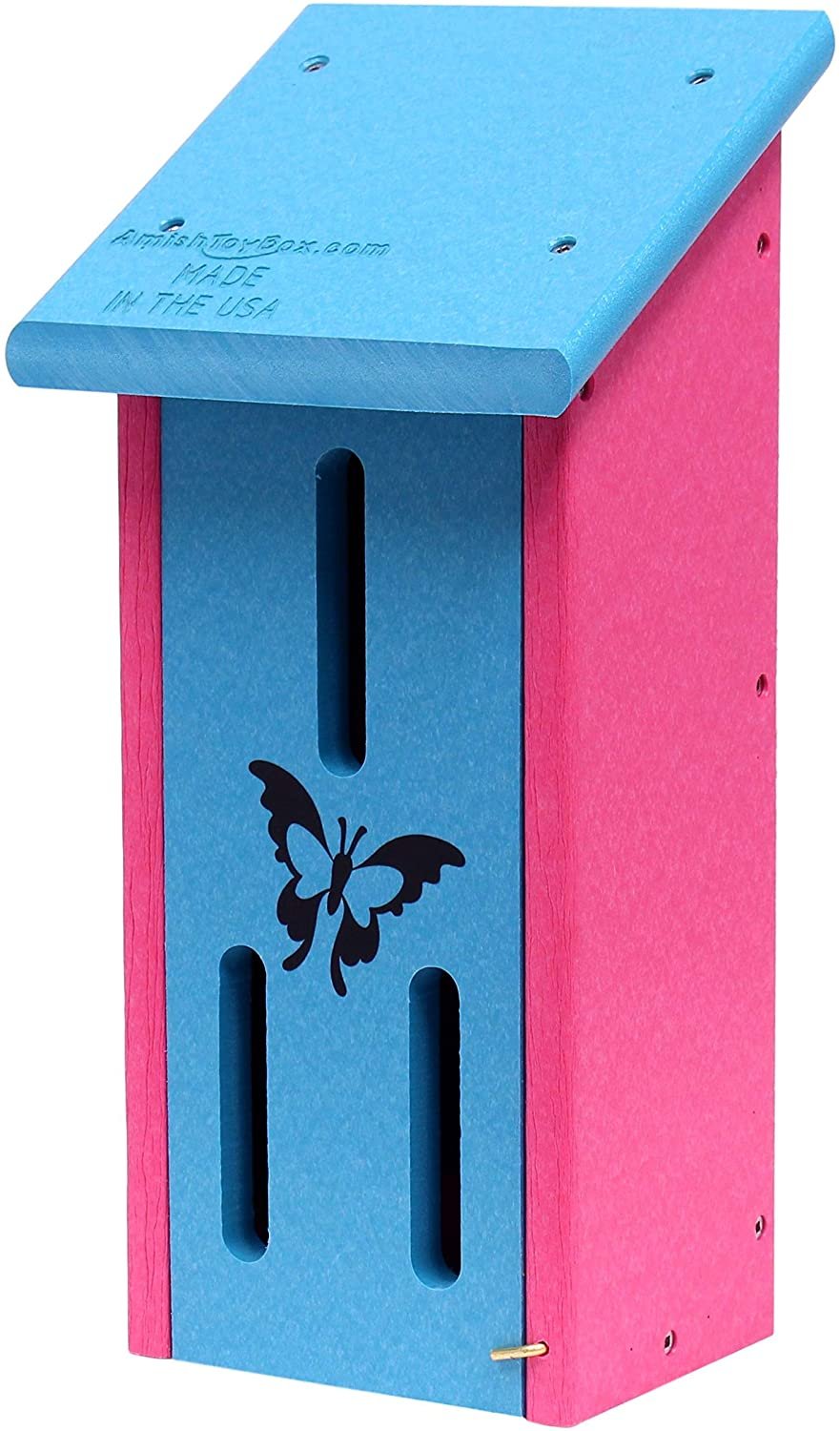Amish-Made Butterfly House, Eco-Friendly Poly Lumber From AmishToyBox.com