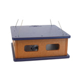 Bluebird Feeder - Hanging Block House Mealworm Feeder for Bluebirds - Amish-Made with Poly Lumber From AmishToyBox.com