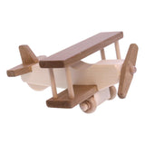 Wooden Toy Airplane With Spinning Propellor, Kid-Safe Finish From AmishToyBox.com