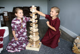 Marble Tree Wooden Toy - Child-Safe Finish - Pack of Marbles Included From AmishToyBox.com