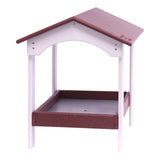 Ground Bird Feeder, Deluxe Fly-Through Covered Feeder for Birds and Squirrels with Screen Mesh Tray From AmishToyBox.com