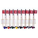 Amish-Made Deluxe Flag Croquet Golf Game Set, With Duffel Carry Bag From AmishToyBox.com