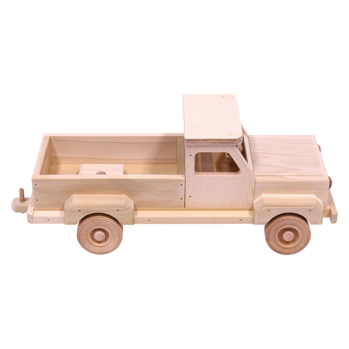 Amish-Made Wooden Toy Pickup and Gooseneck Trailer Set From AmishToyBox.com