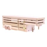 Amish-Made Wooden Toy Pickup and Gooseneck Trailer Set From AmishToyBox.com