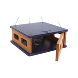 Bluebird Feeder - Hanging Block House Mealworm Feeder for Bluebirds - Amish-Made with Poly Lumber From AmishToyBox.com