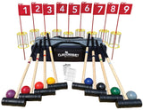 Amish-Made Deluxe Flag Croquet Golf Game Set, With Duffel Carry Bag From AmishToyBox.com