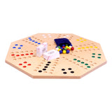 Travel Marble Chase Board Game Set, Double-Sided 23" Wide Board From AmishToyBox.com