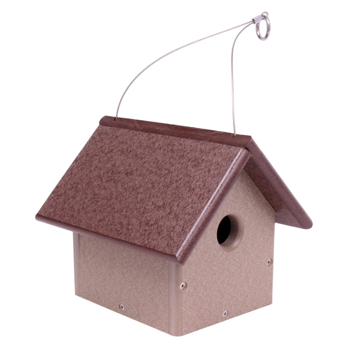 Amish-Made Chickadee or Wren Bird House, Poly Lumber Bird House From AmishToyBox.com