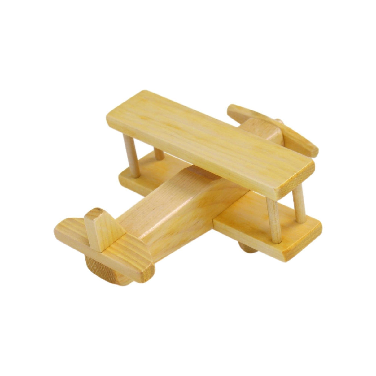 Wooden Toy Airplane With Spinning Propellor, Kid-Safe Finish From AmishToyBox.com