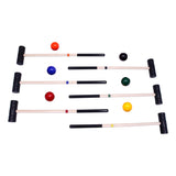Amish-Made Deluxe Flag Croquet Golf Game Set, With Duffel Carry Bag From AmishToyBox.com