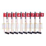 Amish-Made Deluxe Flag Croquet Golf Game Set, With Duffel Carry Bag From AmishToyBox.com