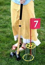 Amish-Made Deluxe Flag Croquet Golf Game Set, With Duffel Carry Bag From AmishToyBox.com