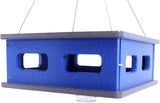 Bluebird Feeder - Hanging Block House Mealworm Feeder for Bluebirds - Amish-Made with Poly Lumber From AmishToyBox.com