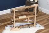 Amish-Made Deluxe Wooden Marble Flyer Racetrack Toy From AmishToyBox.com