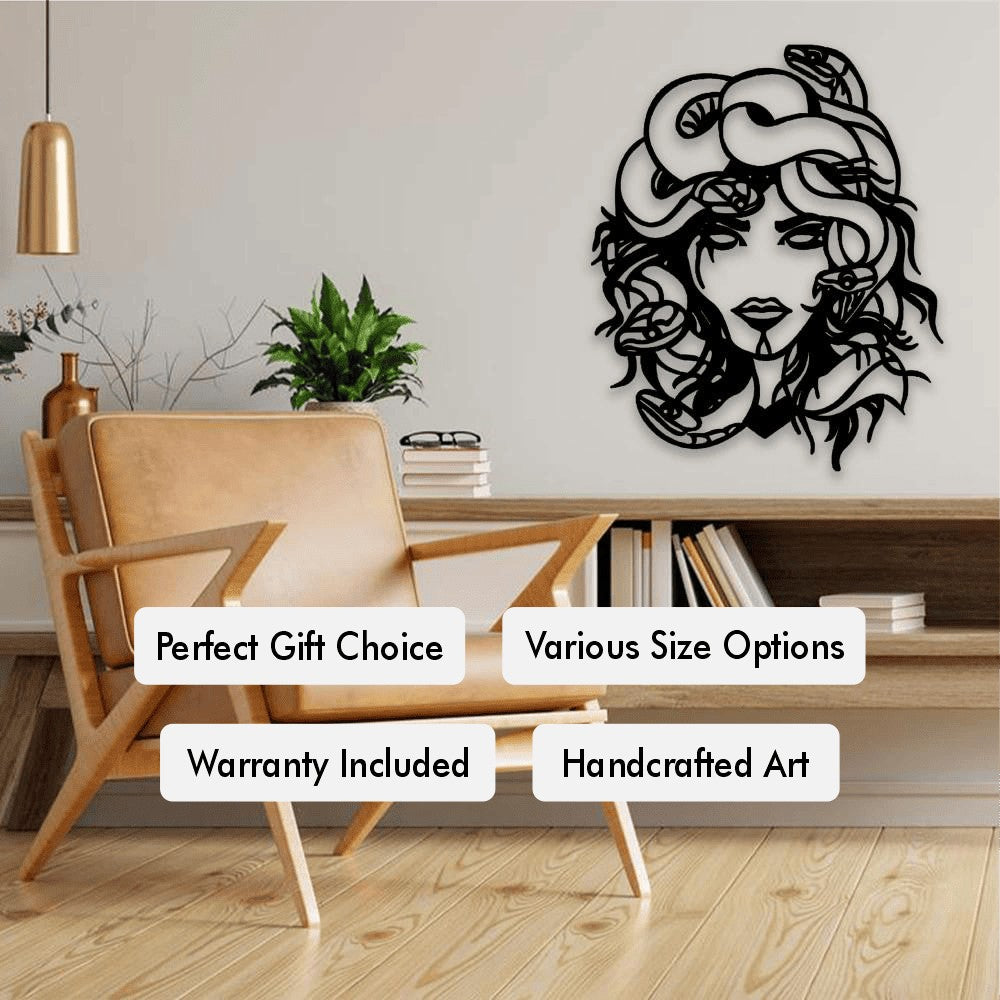 Medusa Metal Wall Art from VITAHOME DESIGN LLC