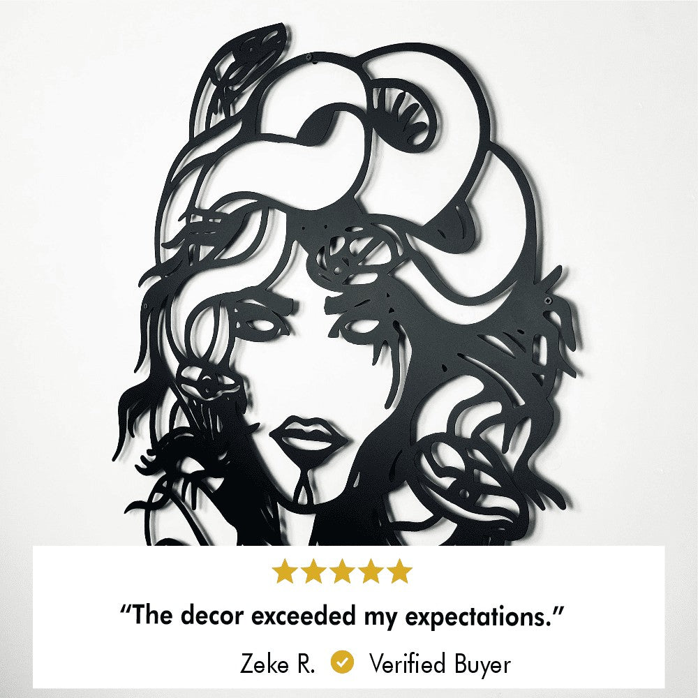 Medusa Metal Wall Art from VITAHOME DESIGN LLC
