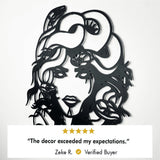 Medusa Metal Wall Art from VITAHOME DESIGN LLC
