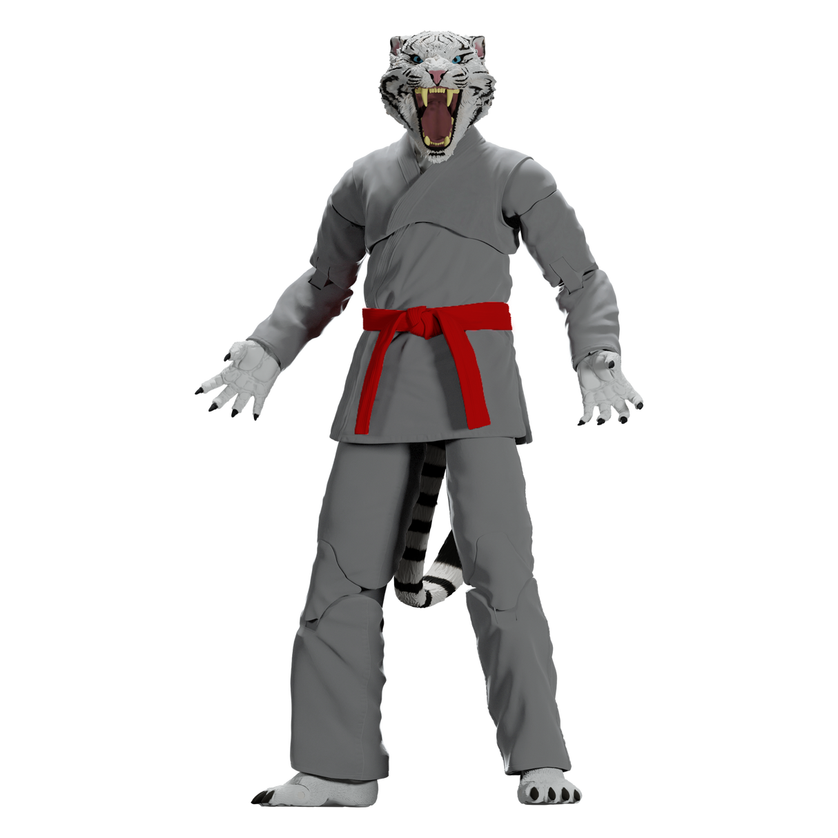 Zoo Jitsu Fighters Taj the White Tiger Action Figure from Icon Heroes