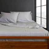 Bamboo Cotton Bed Sheets - Silver from BedVoyage