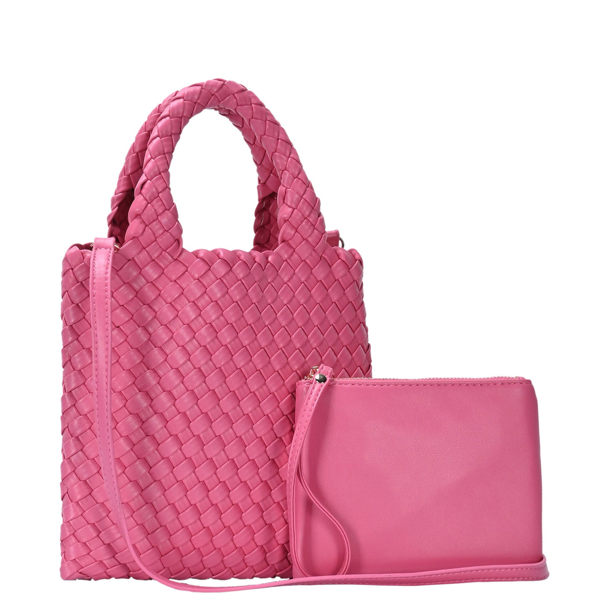 Melody 2 in 1 Wristlet Pouch Woven Crossbody from MMS Brands