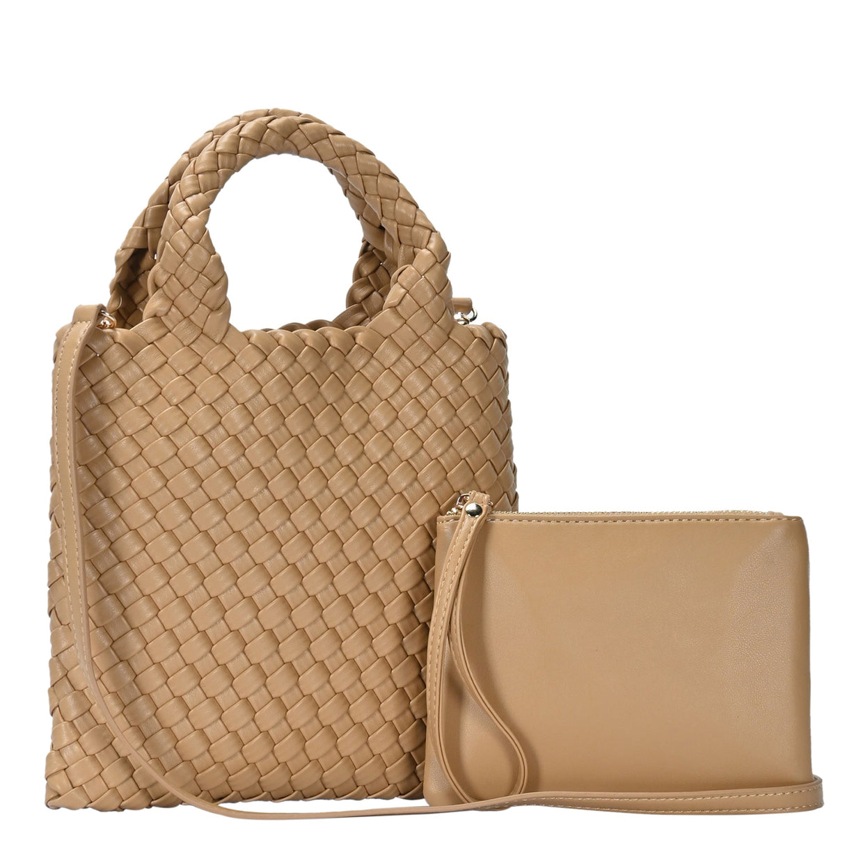 Melody 2 in 1 Wristlet Pouch Woven Crossbody from MMS Brands