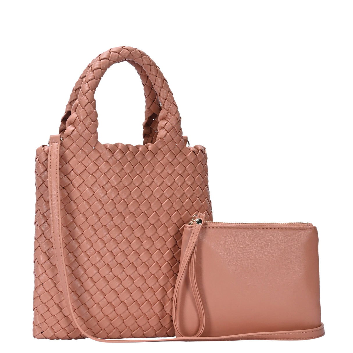 Melody 2 in 1 Wristlet Pouch Woven Crossbody from MMS Brands