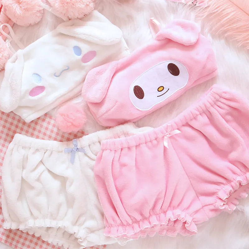 My Melody Cinnamoroll Pajama Two Piece Set From Kawaii Stop
